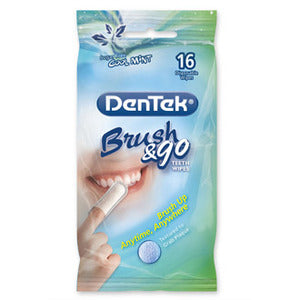 Dentek Brush &amp; Go Teeth Wipes